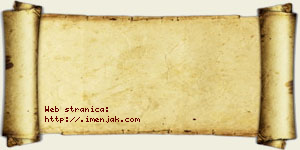 Neva Debeljak vizit kartica